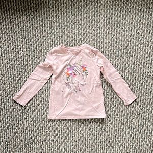 Girl's Unicorn T Size 4/5